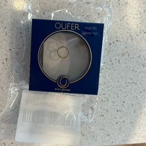 18 G 7 mm stainless steel nose ring